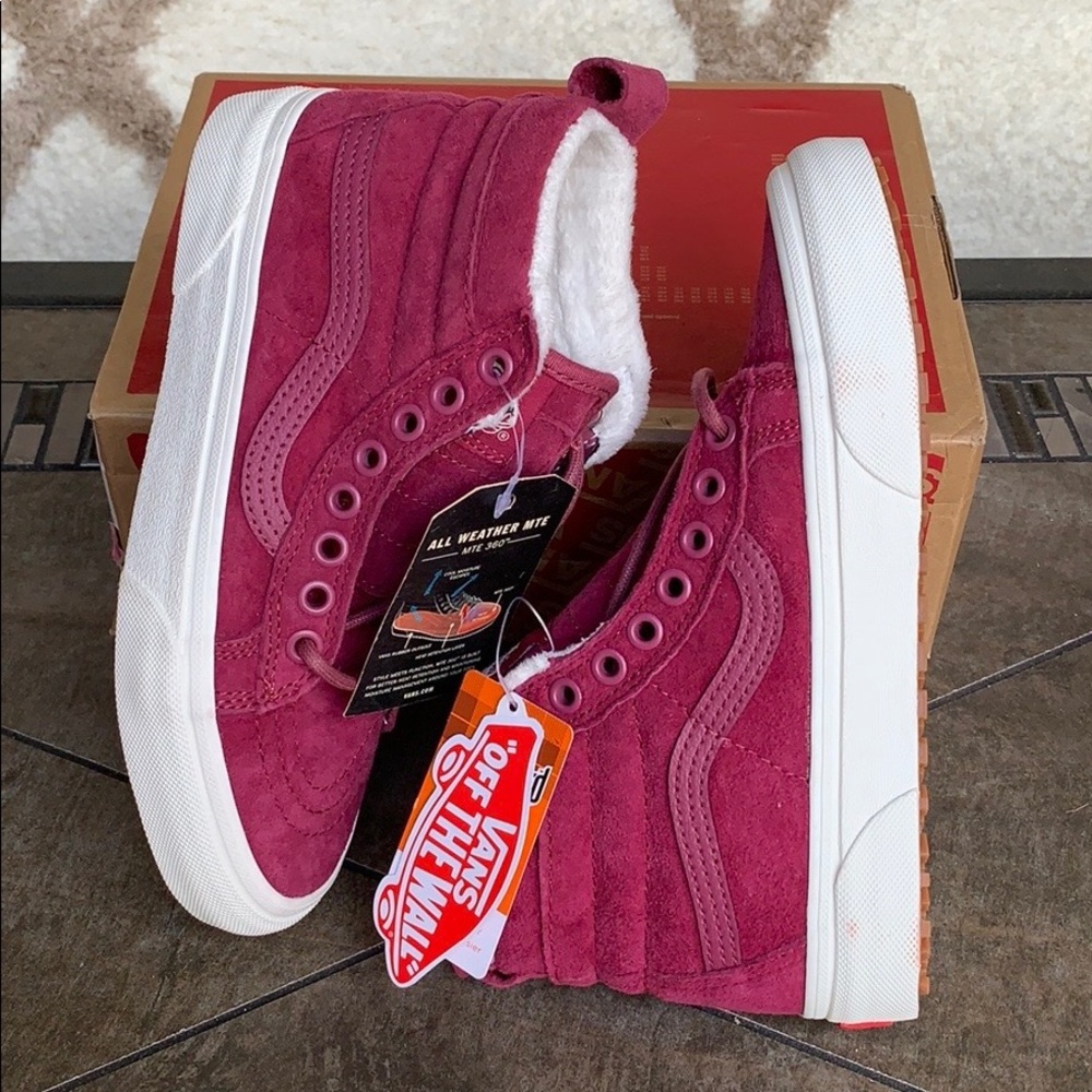 VANS SK8-Hi Mte Dry Rose/Marshmallow WMNS - Picture 6 of 16